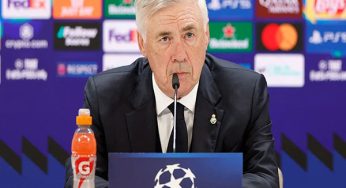 Carlo Ancelotti Worries About Real Madrid’s Poor Form After 1-3 Defeat To AC Milan In UCL