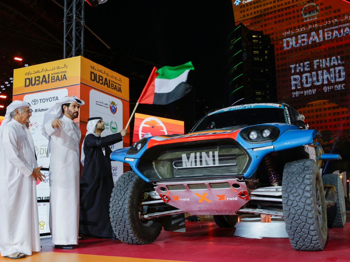 Sheikh Mansoor Flags Off Record-Breaking Dubai International Baja 2024