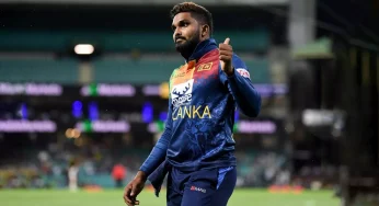 SL Vs NZ : Hasaranga Ruled Out From ODI Series Due To Hamstring Injury