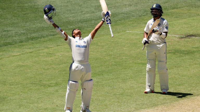 Yashasvi Jaiswal Smashes Maiden Test Century On Day 3 In Australia