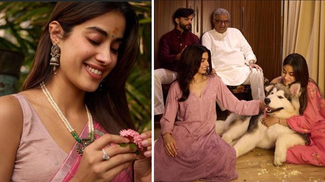 Beau Shikhar Pahariya Joins Janhvi Kapoor’s Diwali Celebration, See Pics