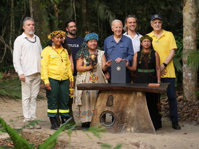 President Biden Announces Major Climate Initiatives During Historic Amazon Visit