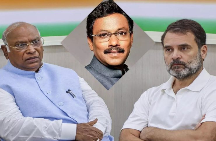 BJP’s Vinod Tawde Sends Rs 100 Cr Defamation Notice to Mallikarjun Kharge, Rahul Gandhi