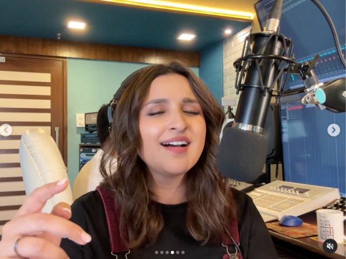 Parineeti Chopra Serenades Fans with 'Main Pareshaan' in BTS Studio Day Post