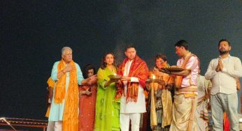 Parineeti Chopra and Raghav Chadha Seek Blessings at Varanasi’s Ganga Aarti