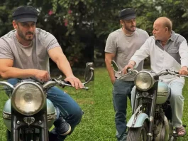 Salman Khan Poses With Father Salim Khan And His First Bike, Shares Father-Son Moment