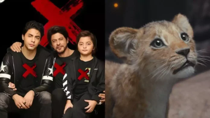 'Mufasa: The Lion King': SRK, Aryan Khan, and AbRam Lent Their Voices To The Hindi Trailer