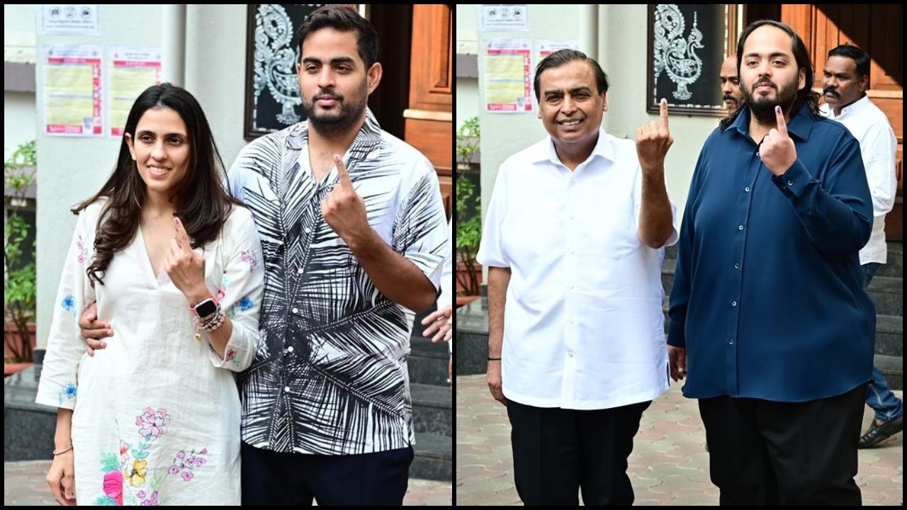 Ambanis Cast Vote For Maharashtra Assembly Elections