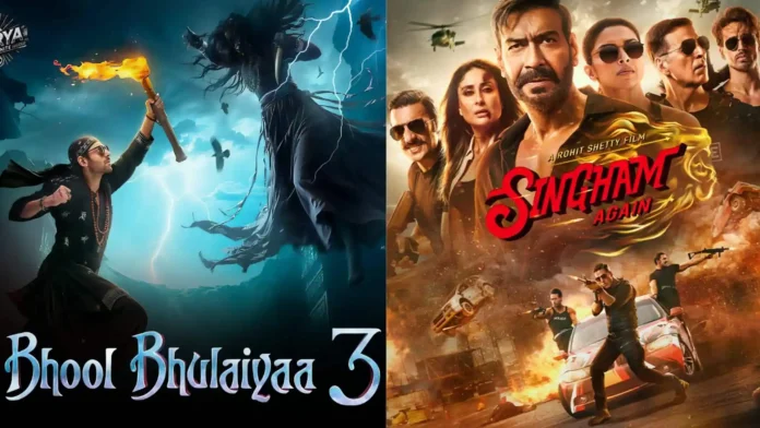 Diwali Box Office Showdown: 'Singham Again' Or 'Bhool Bhulaiyaa 3' Who Will Get an Opening Advantage