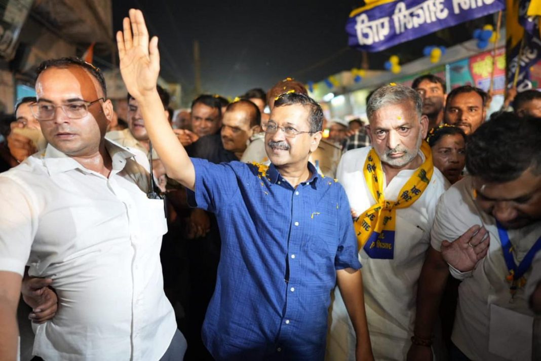 Chaos in Delhi: Man Detained After Attacking Kejriwal with Acid During Padyatra, AAP, BJP Trade Accusations