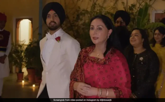 Diljit Dosanjh Receives Royal Welcome in Jaipur, Hosted by Princess Diya Kumari