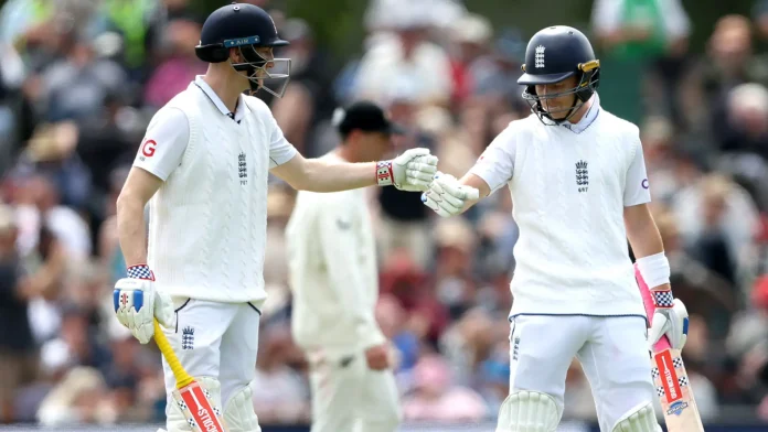 ENG VS NZ : Harry Brook-Ollie Pope Brilliant Partnership Firmly Places Them In A Commanding Position