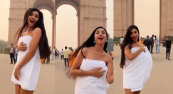 Towel Dance at India Gate! Kolkata Model Slammed On Social Media