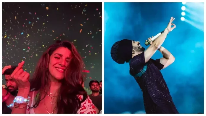 Nimrat Kaur Grooves to Diljit Dosanjh's Electrifying Pune Concert