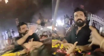 Ram Charan Fans Face Police Lathicharge Amid Chaos at Sri Durga Devi Temple: Video Goes Viral