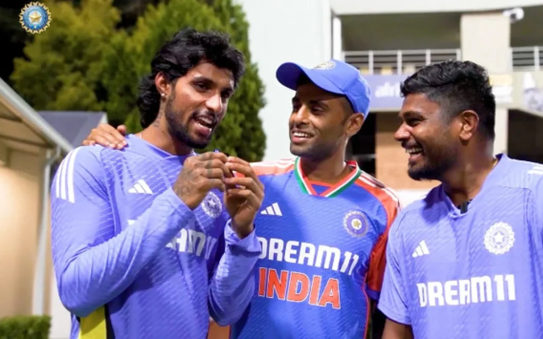 Watch Video Of How Suryakumar, Tilak And Sanju Congratulate Rohit Sharma On The Arrival Of Second Child