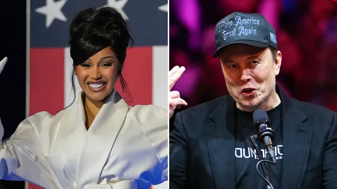 Cardi B Fires Back At Elon Musk For Calling Her 'Puppet' Over Her Speech In Support Of Kamala Harris