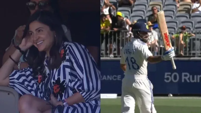 Virat Blows Kiss To Wife Anushka After Smashing Century In Perth, See Video