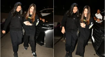 Aishwarya Rai Bachchan Jets Off With Aradhya, Greets Paps With “Merry Christmas” At Mumbai Airport