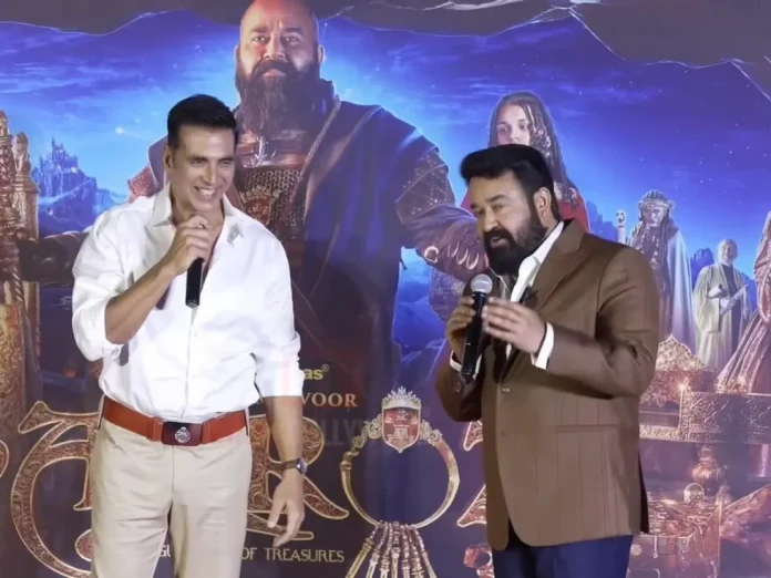 Akshay Kumar Launches Mohanlal's Barroz 3D Hindi Trailer