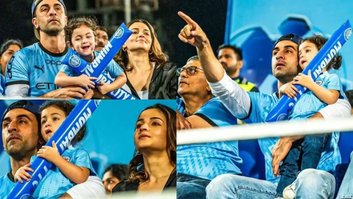 Baby Raha Steals The Spotlight As She Cheers For Mumbai City FC With Ranbir-Alia, See Pictures