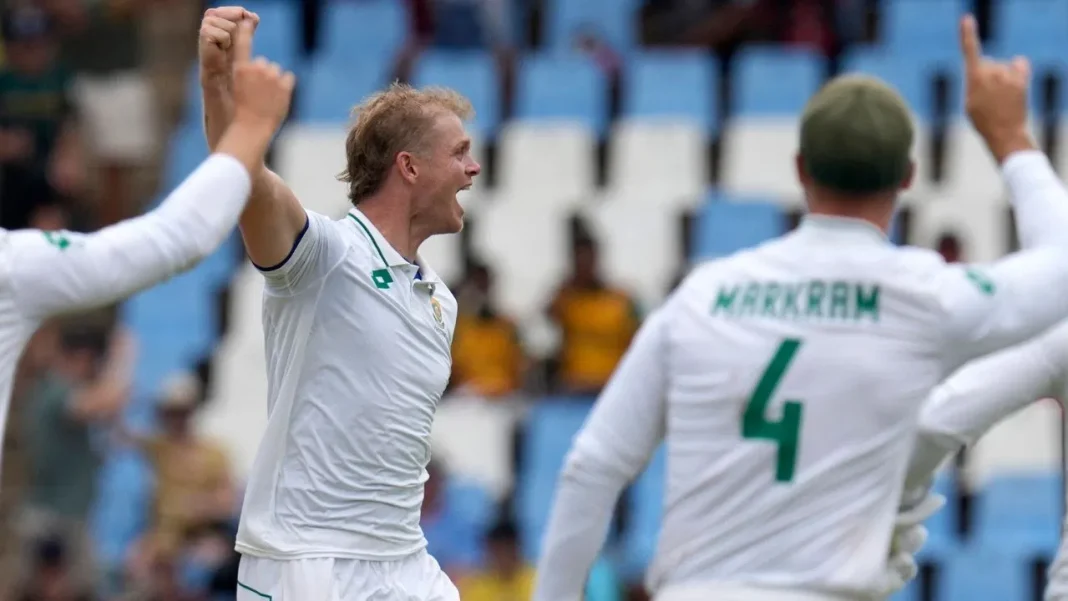 South Africa Debutant Corbin Bosch Hits Jackpot Against Pakistan With Wicket On Maiden Test Delivery