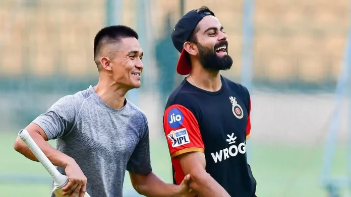 Sunil Chhetri Calls Virat Kohli 