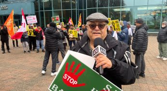 Canadian Hindus Protest Outside Bangladeshi Consulate, Demand Justice for Minorities