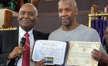 Denzel Washington Gets baptised And Received Minister Licence At New York Church, See Pictures