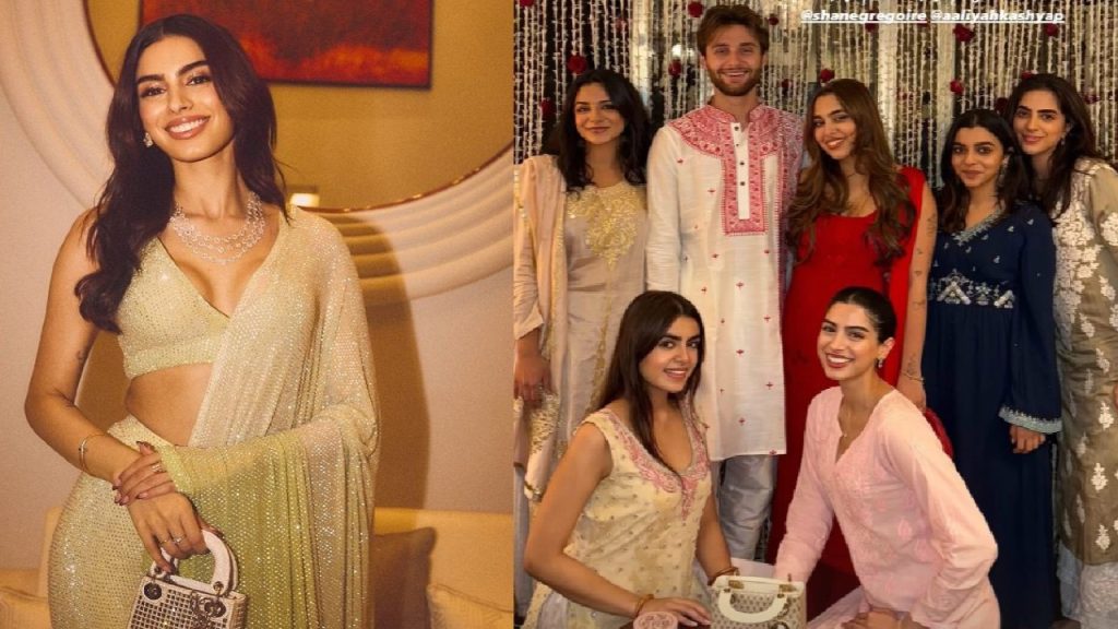 Khushi Kapoor Attends Anurag Kashyap Daughter's Pre-Wedding Festivities