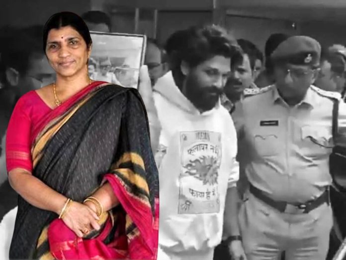 YSRCP’s Lakshmi Parvathi Blames Chandrababu Naidu for Allu Arjun’s Arrest