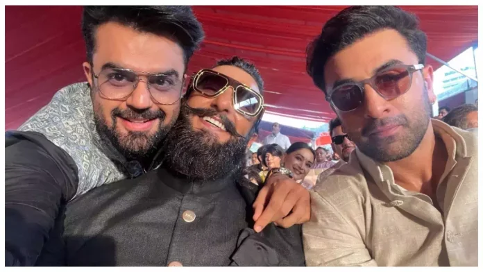 Madhuri Dixit Photobombs Ranbir, Ranveer's Fun Selfie At Oath Ceremony