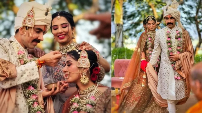 See 'Aspirants' Fame Naveen Kasturia's Wedding Pictures With Longtime Girlfriend Shubhanjali Sharma