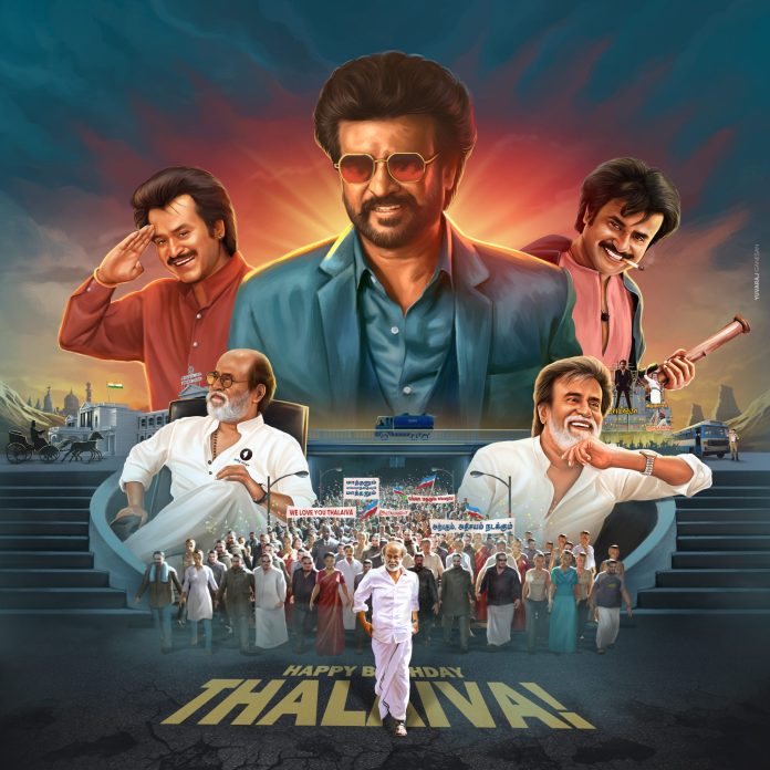 Happy Birthday Rajnikanth! Fans Pour Milk On His Idol In Madurai