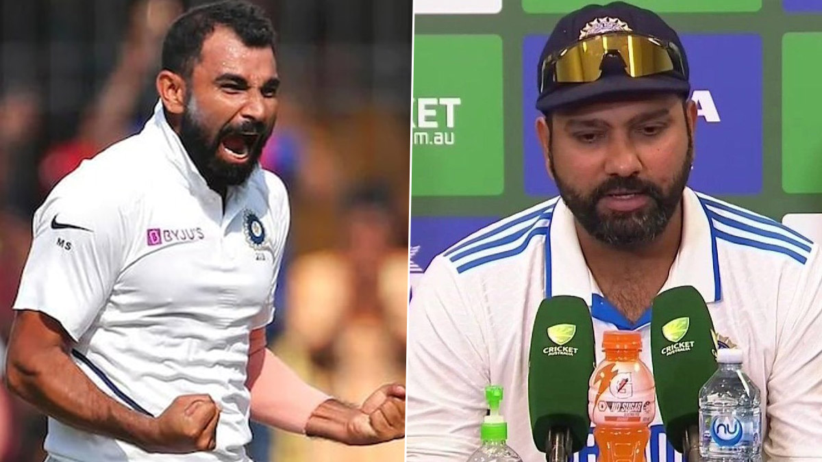 BGT: Skipper Rohit Provides Update On Shami's Potential Inclusion To India's Squad