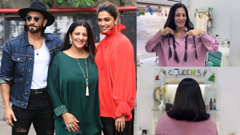 Ranveer Singh’s Mother Anju Bhavnani Donates Hair As Dua Turns 3-Months Old