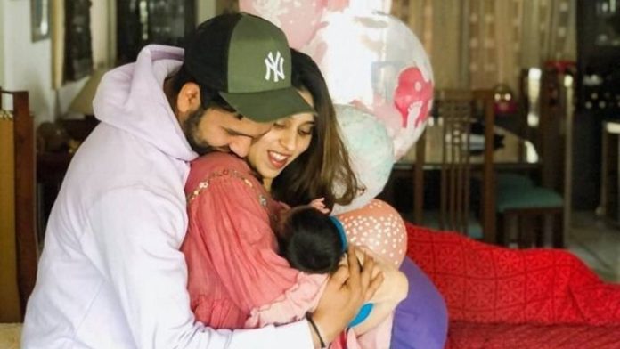 Rohit Sharma Wife Reveals Baby Boy's Name In A Unique Way