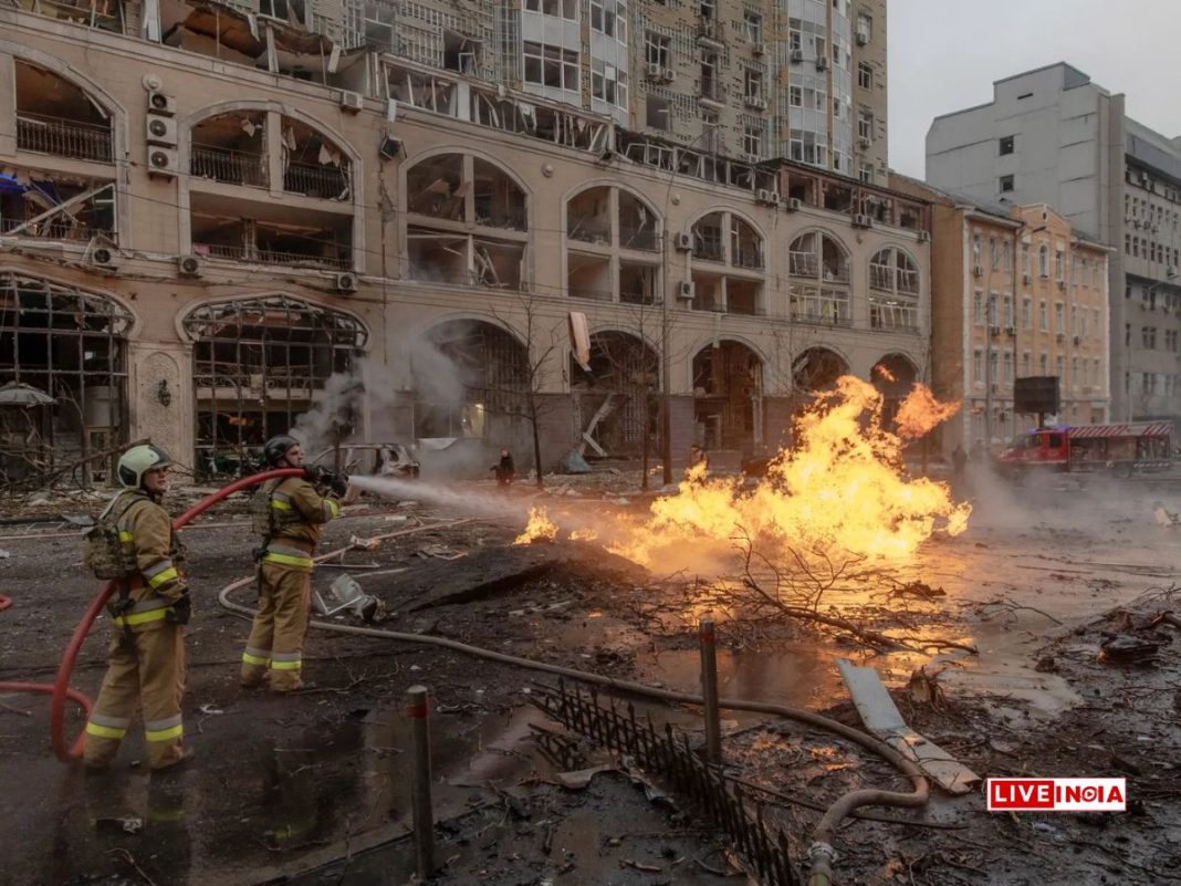 Russian Missile Attack on Kyiv Leaves One Dead, 12 Injured, and Damages Multiple Embassies