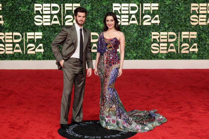 Shraddha Kapoor Poses With Andrew Garfield At Red Sea Film Festival