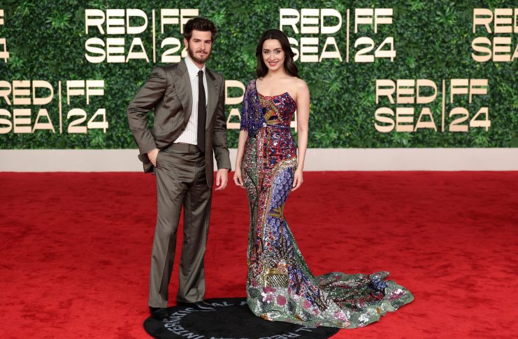 Shraddha Kapoor Poses With Andrew Garfield At Red Sea Film Festival