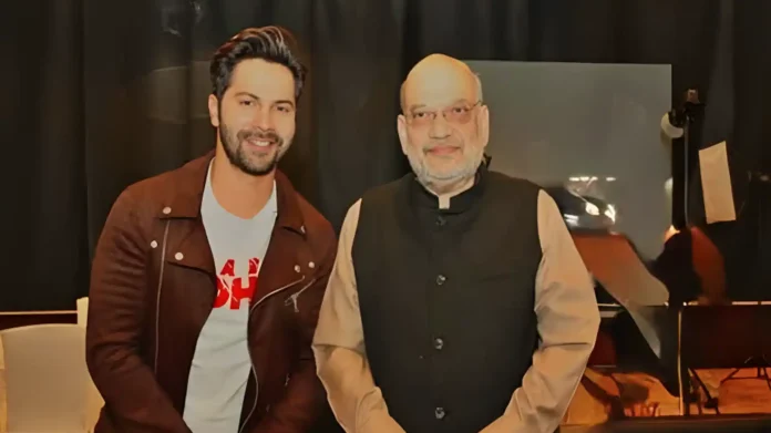 Take A Look At Varun Dhawan's Meet With Amit Shah Ahead Of 'Baby John' Release