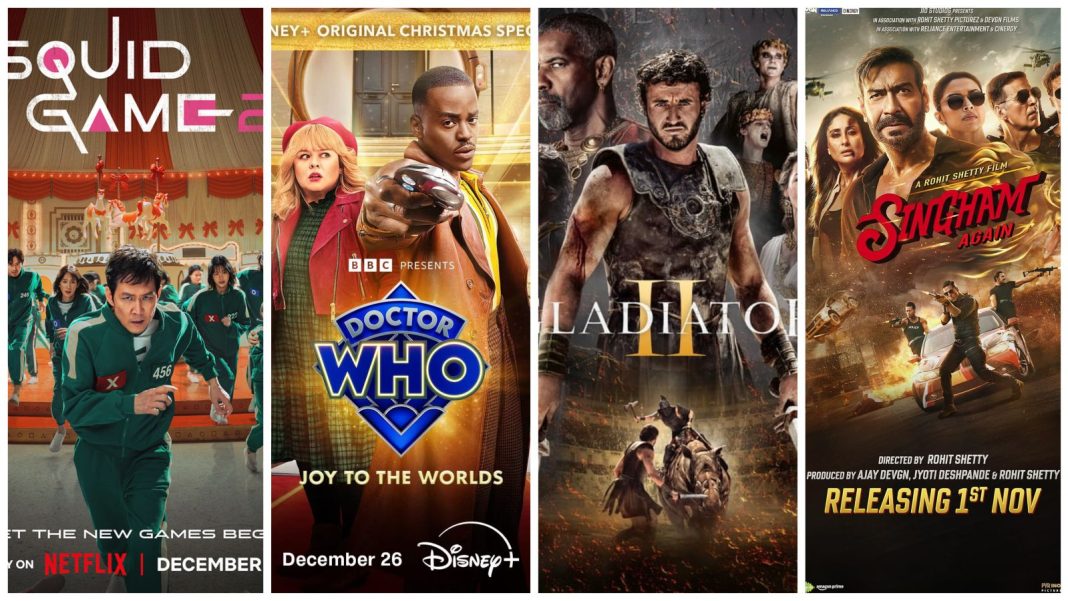OTT Releases This Week: From 'Singham Again' to 'Squid Game Season 2' — Netflix, Prime Video & Disney+ Hotstar