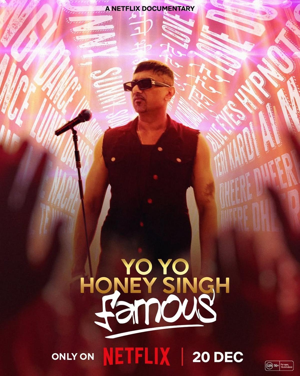Yo Yo Honey Singh’s Documentary Famous to Premiere on Netflix This Friday