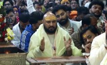 B Praak Attends Bhasma Aarti At Mahakaleshwar Temple In Ujjain