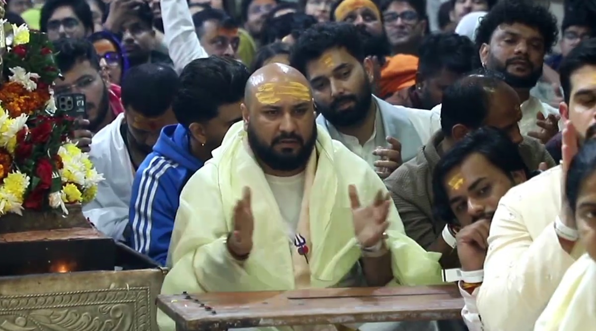 B Praak Attends Bhasma Aarti At Mahakaleshwar Temple In Ujjain