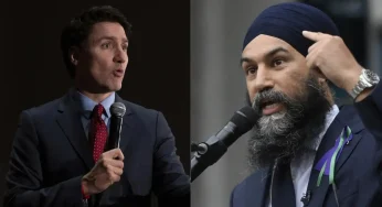 Justin Trudeau Faces Political Crisis as Ally, Jagmeet Singh Announces No-Confidence Motion