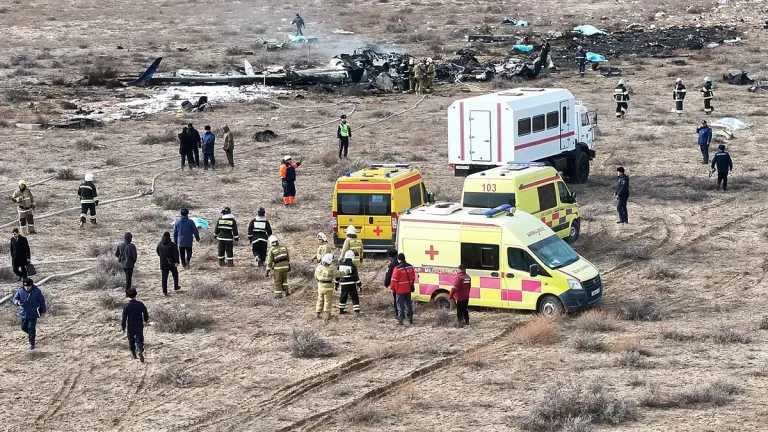 Reports Suggest Azerbaijan Airlines Plane Was "Accidentally" Hit by Russian Missile, Killing 38