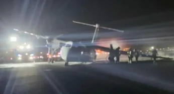 Bizarre- Now Canadian Plane Catches Fire After Rough Landing; Passengers Evacuated Safely Amid South Korea Aviation Tragedy