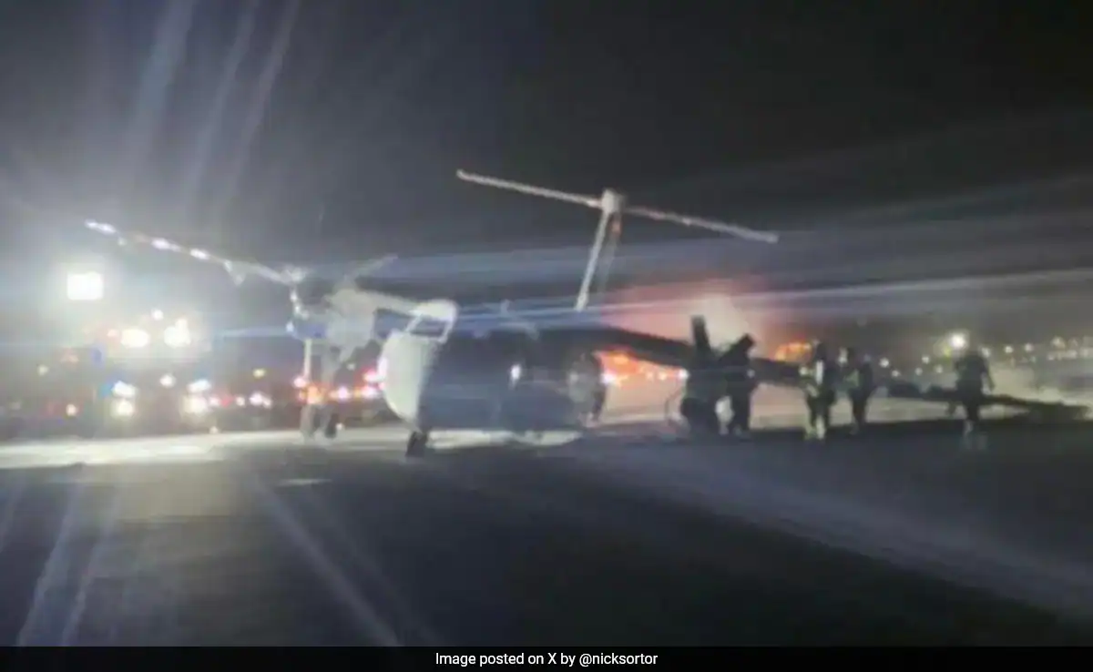 Bizarre- Now Canadian Plane Catches Fire After Rough Landing; Passengers Evacuated Safely Amid South Korea Aviation Tragedy