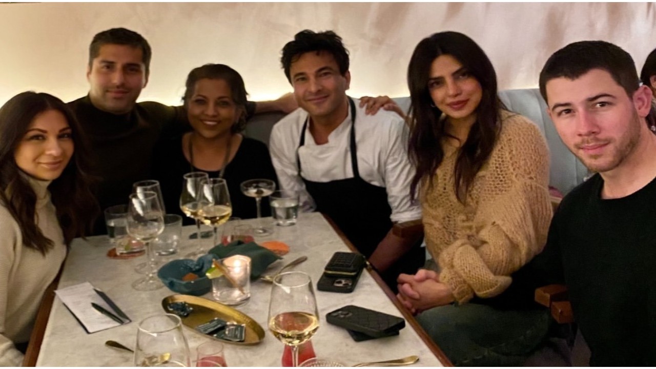 Priyanka Chopra And Nick Jonas Enjoyed A Lavish Feast At Vikas Khanna's 'Bungalow'